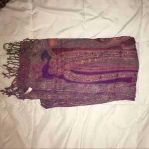 Paisley printed scarf